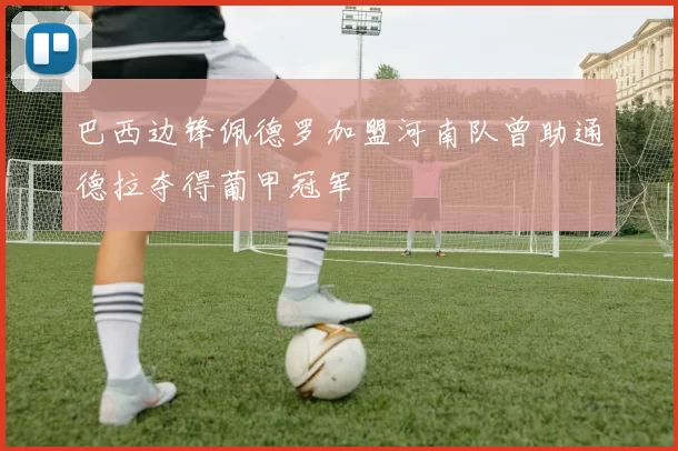 巴西边锋佩德罗加盟河南队曾助通德拉夺得葡甲冠军